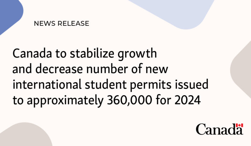 News Release – Canada to stabilize growth